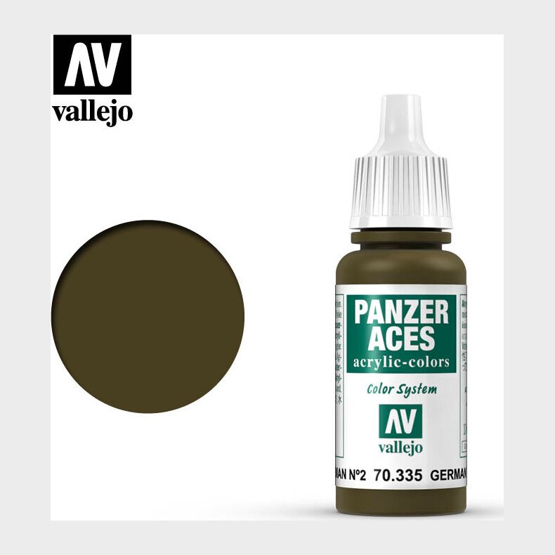 Vallejo - Panzer Aces - German Tanker Feldgrau Ii Mat - 17 Ml - 70335