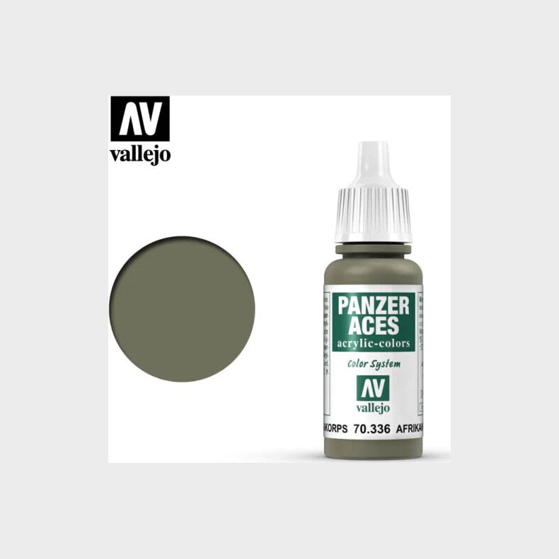 Vallejo - Panzer Aces - Afrikakorps Tanker Mat - 17 Ml - 70336