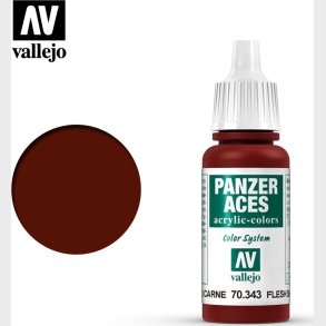 Vallejo - Panzer Aces - Flesh Shadows Mat - 17 Ml - 70343