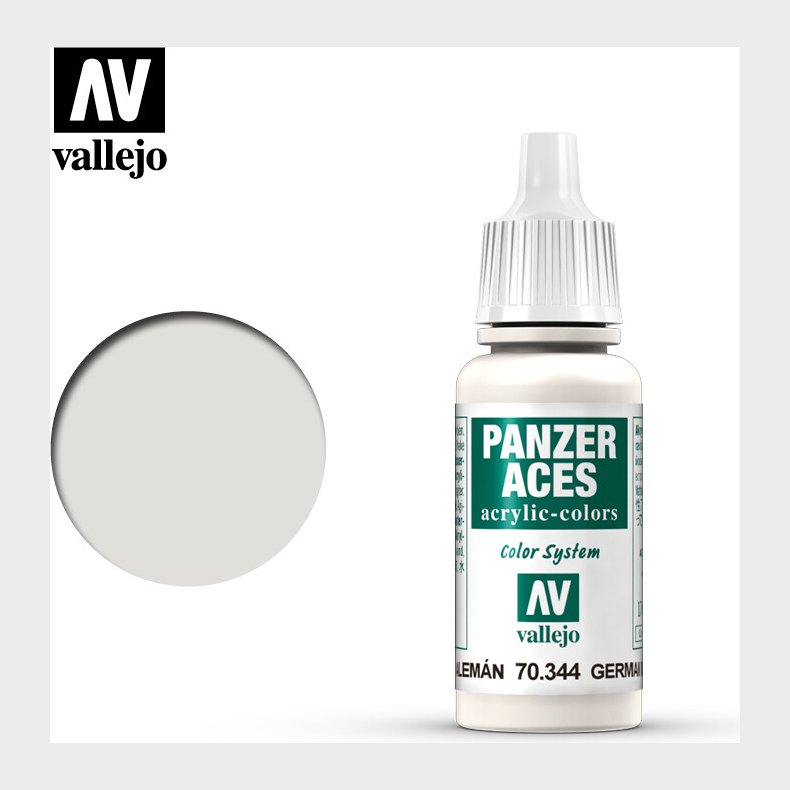 Vallejo - Panzer Aces - German Tanker White Mat - 17 Ml - 70344