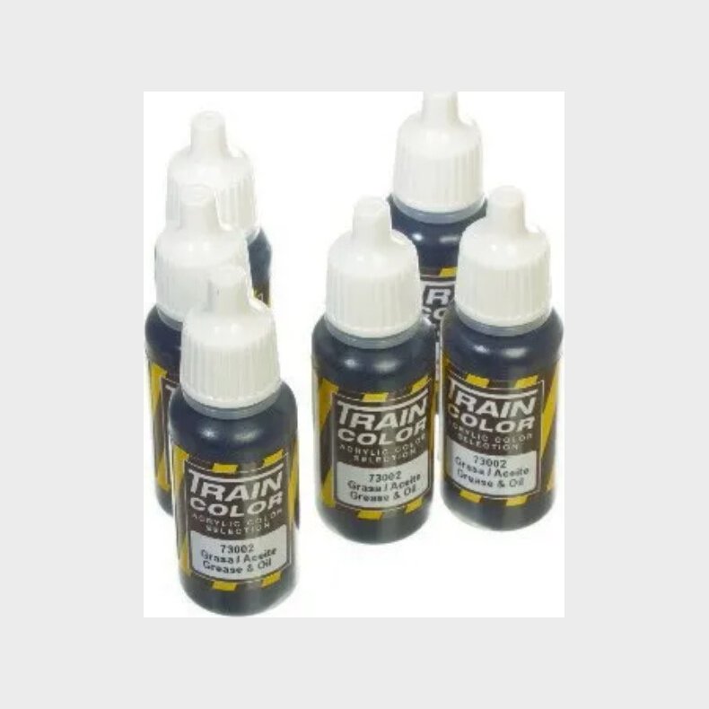 Vallejo - Train Color - Grease &amp; Oil - 17 Ml - 73002