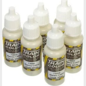 Vallejo - Train Color - Chalk White - 17 Ml - 73006