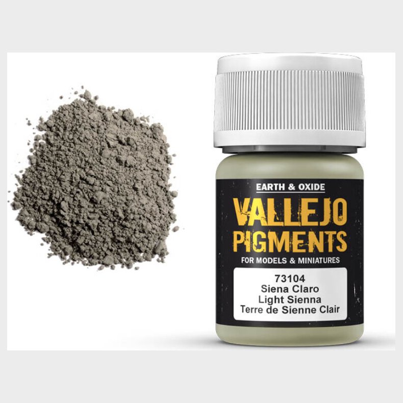 Vallejo - Pigments - Light Sienna - 35 Ml - 73104