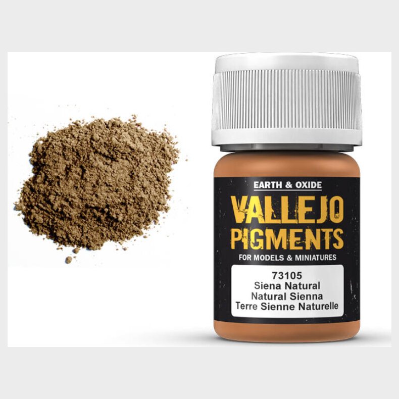 Vallejo - Pigmets - Natural Sienna - 35 Ml - 73105