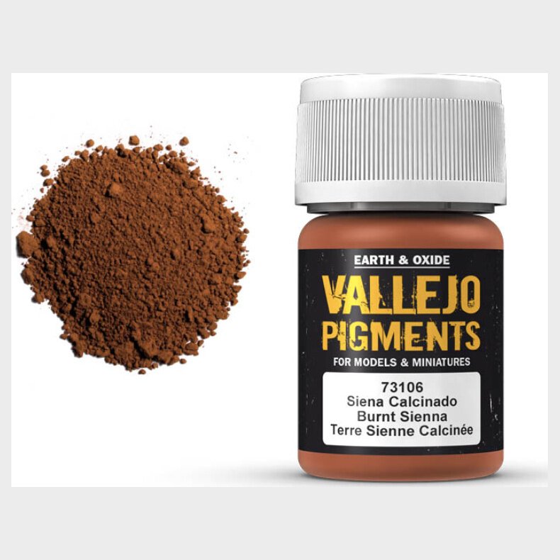 Vallejo - Pigments - Burnt Sienna - 35 Ml - 73106