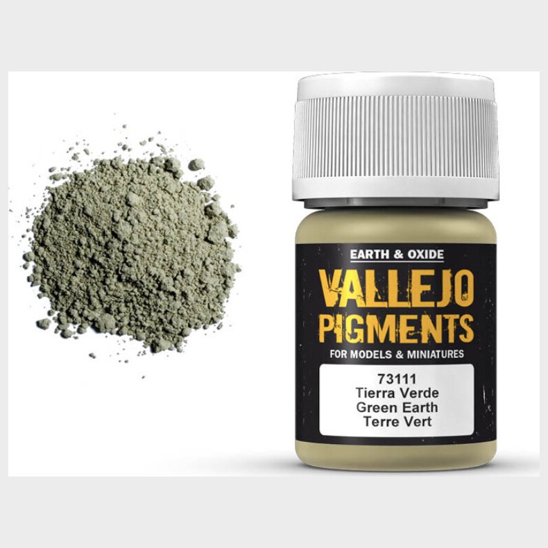 Vallejo - Pigments - Green Earth - 35 Ml - 73111