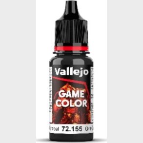 Vallejo - Game Color - Heavy Charcoal Mat - 18 Ml - 72155