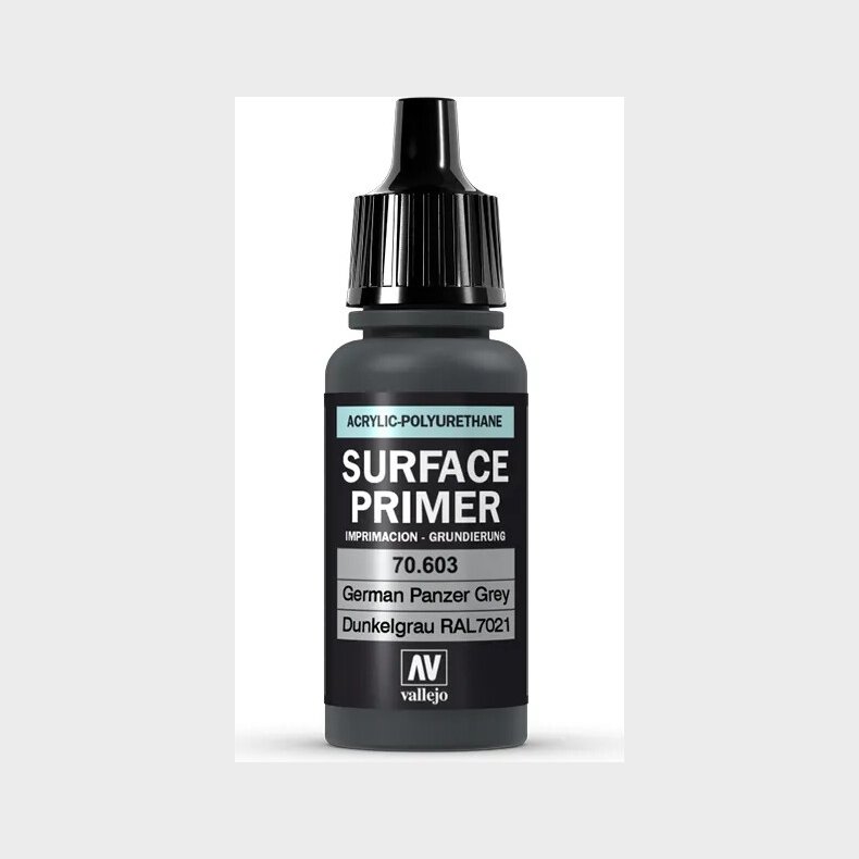 Vallejo - Surface Primer - Dunkelgrau Ral7021 - 17 Ml - 70603