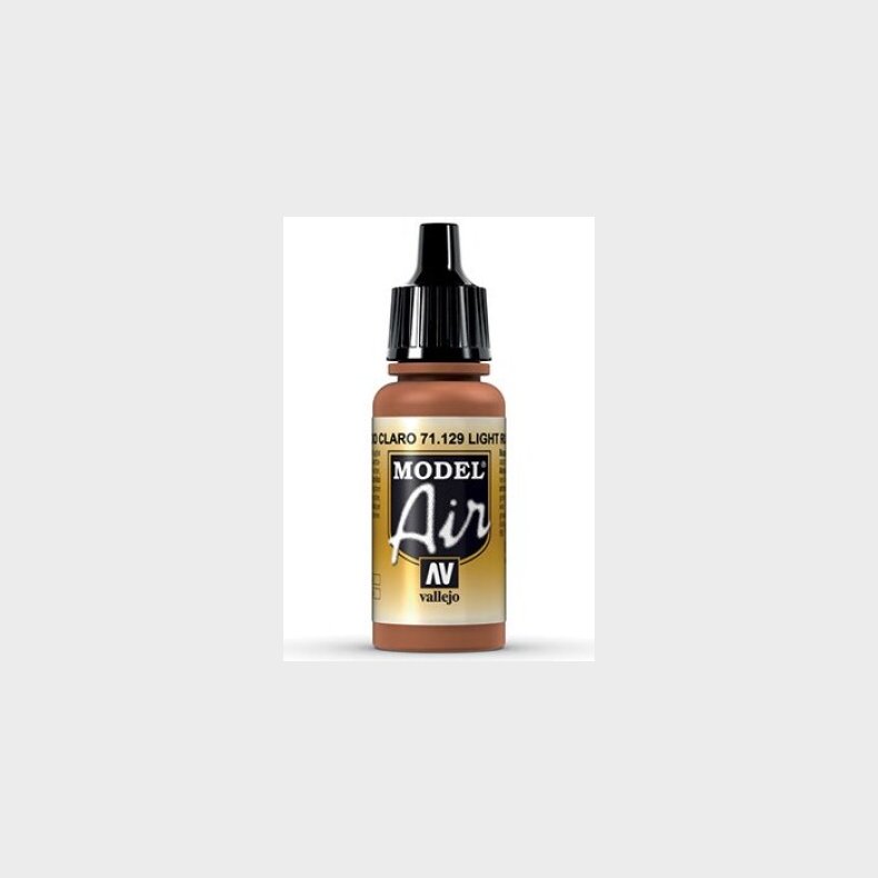 Vallejo - Model Air - Light Rust Mat - 17 Ml - 71129
