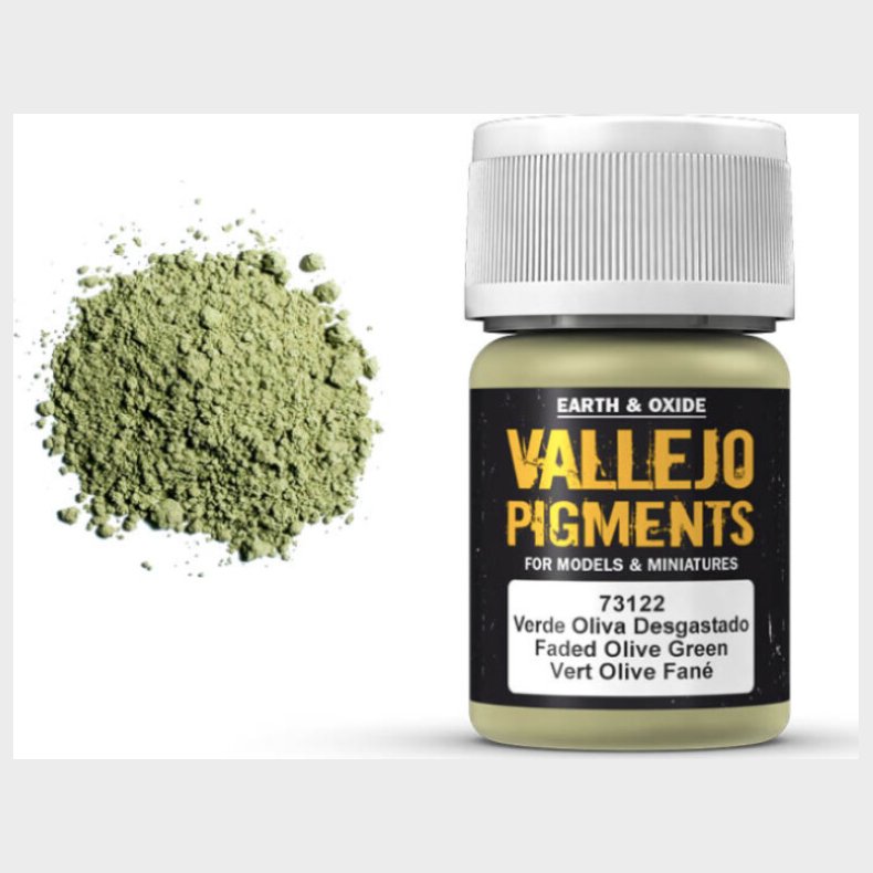 Vallejo - Pigments - Faded Olive Green - 30 Ml - 73122