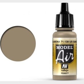 Vallejo - Model Air - Us Sand Mat - 17 Ml - 71138