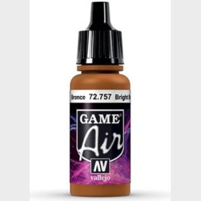Vallejo - Game Air - Bright Bronze Mat - 17 Ml - 72757