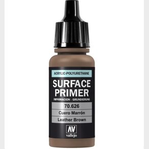 Vallejo - Surface Primer - Leather Brown - 17 Ml - 70626