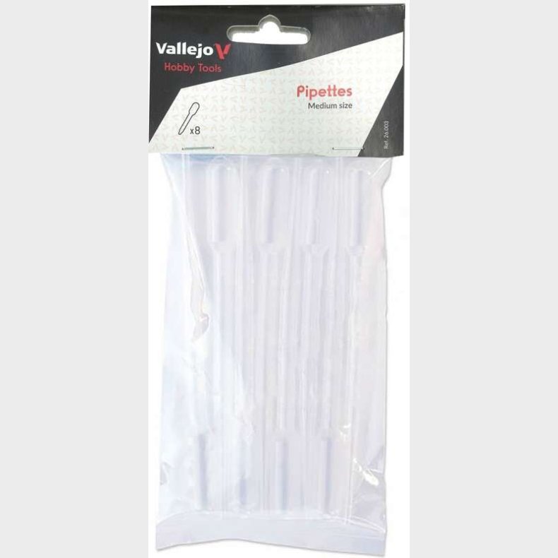 Vallejo - Hobby Tools - Pipettes - Medium - 3 Ml - 8 Stk - 26003