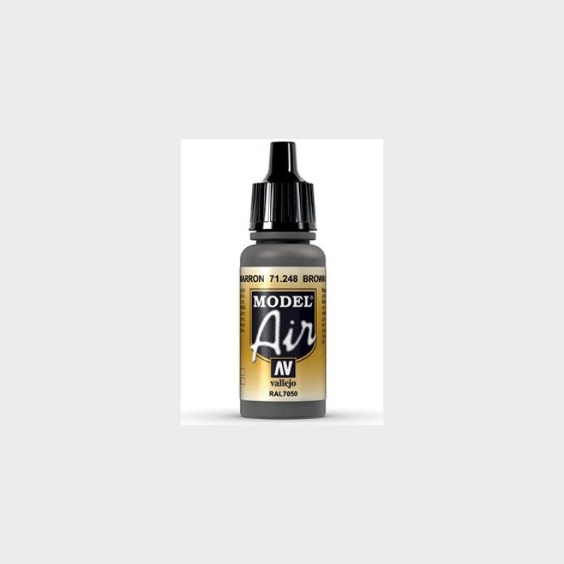 Vallejo - Model Air - Brown Grey Mat - 17 Ml - 71248