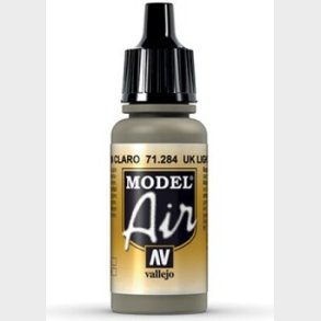Vallejo - Model Air - Uk Light Mud Mat - 17 Ml - 71284