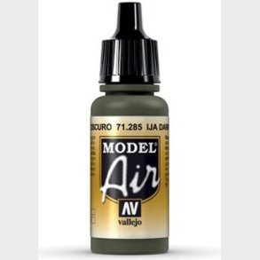 Vallejo - Model Air - Ija Dark Green Mat - 17 Ml - 71285