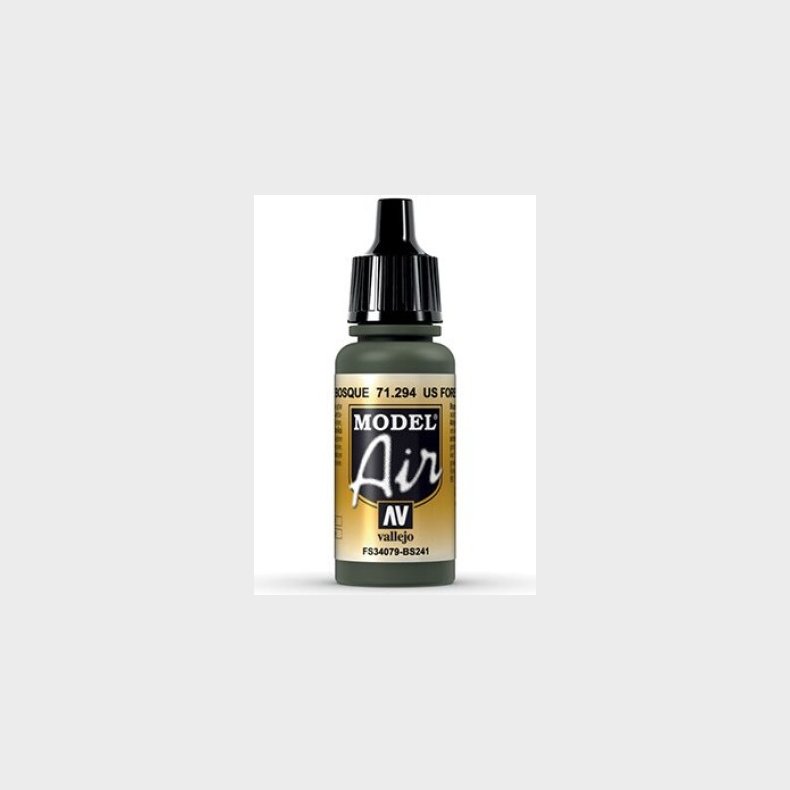 Vallejo - Model Air - Us Forest Green Mat - 17 Ml - 71294