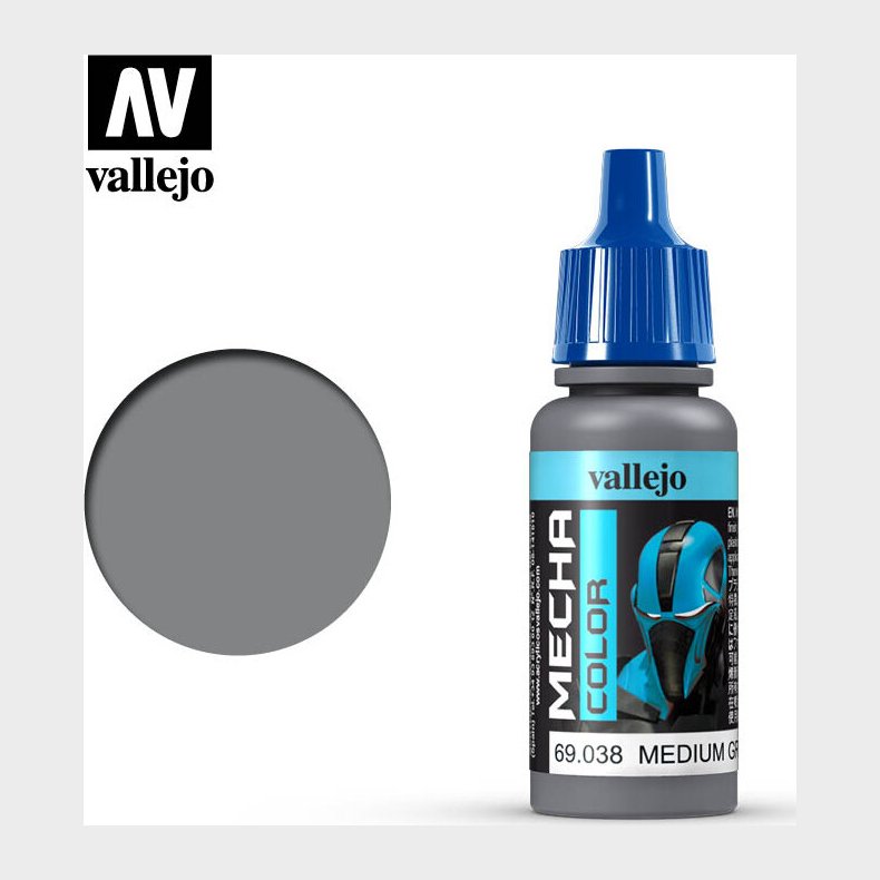 Vallejo - Mecha Color - Medium Grey - 17 Ml - 69038
