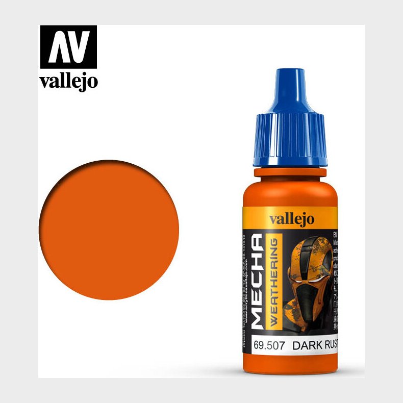 Vallejo - Mecha Weathering - Dark Rust Wash - 17 Ml - 69507