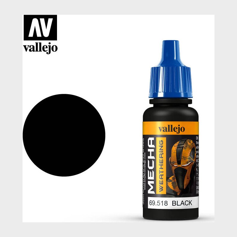 Vallejo - Mecha Weathering - Black Wash - 17 Ml - 69518