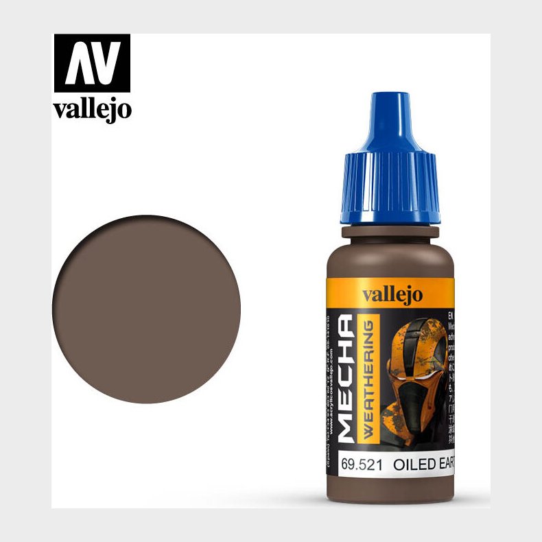 Vallejo - Mecha Weathering - Oiled Earth Wash - 17 Ml - 69521
