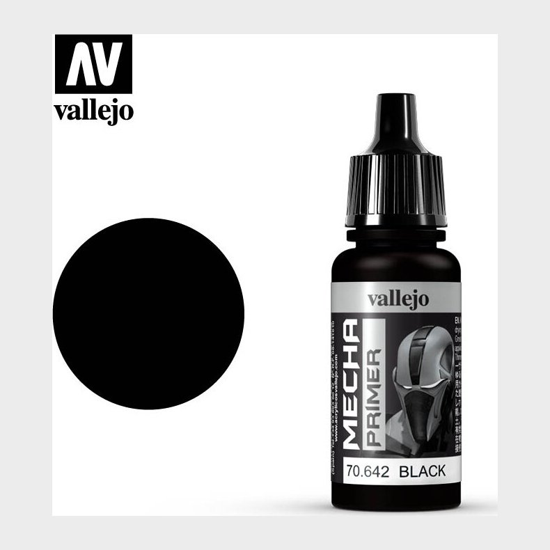 Vallejo - Mecha Color Primer - Black - 17 Ml - 70642
