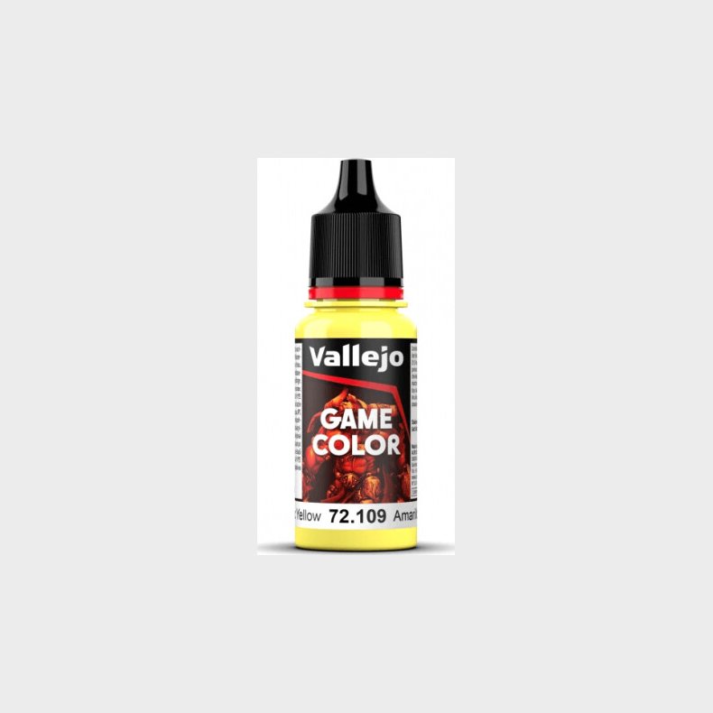 Vallejo - Game Color - Toxic Yellow Mat - 18 Ml - 72109