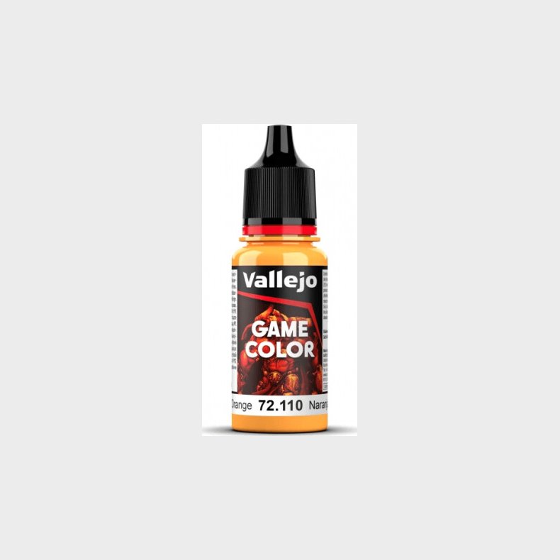 Vallejo - Game Color - Sunset Orange Mat - 18 Ml - 72110