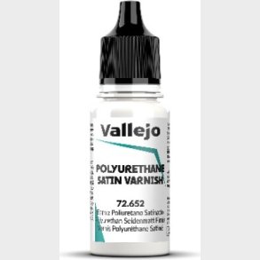 Vallejo - Polyurethane Satin Varnish - Polyurethan Lak - 18 Ml - 72652