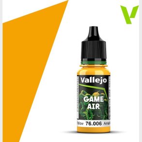 Vallejo - Game Air - Sun Yellow Mat - 18 Ml - 76006