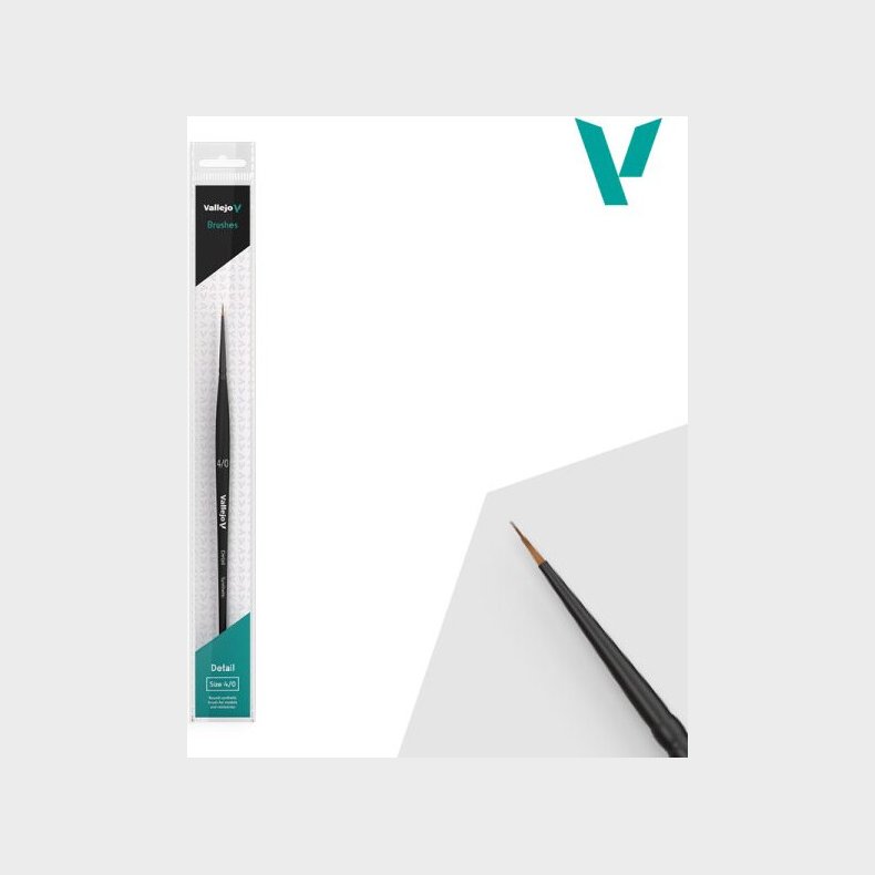 Vallejo - Pensel - Rund Syntetiske Hr - No. 4/0