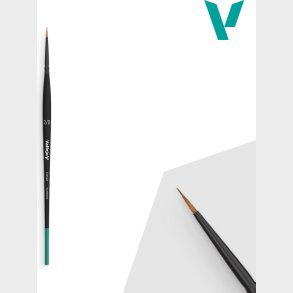 Vallejo - Pensel - Rund Syntetiske Hr - No. 2/0