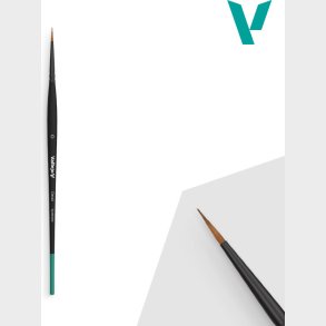 Vallejo - Pensel - Rund Syntetiske Hr - No. 0