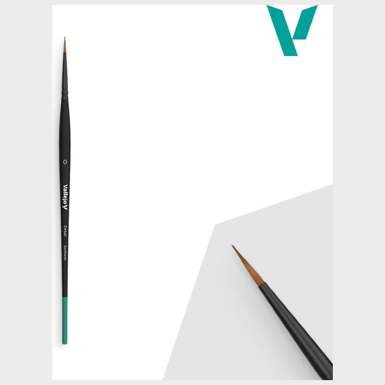 Vallejo - Pensel - Rund Syntetiske Hr - No. 0