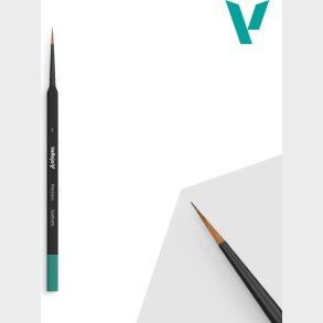 Vallejo - Pensel - Rund Syntetiske Hr - Trekantet Skaft - No. 1