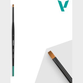 Vallejo - Pensel - Flad Syntetiske Hr - No. 2