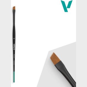 Vallejo - Pensel - Vinklet Syntetiske Hr - Medium