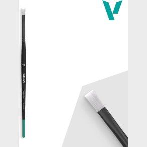 Vallejo - Pensel - Flad Forvitring Syntetisk - Small