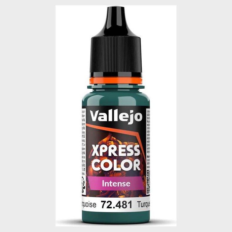 Vallejo - Xpress Color - Intense - Heretic Turquoise - 18 Ml - 72481