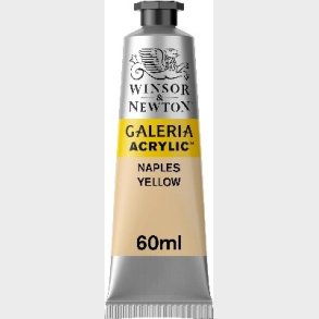 Winsor & Newton - Galeria Akrylmaling - Naples Gul 60 Ml