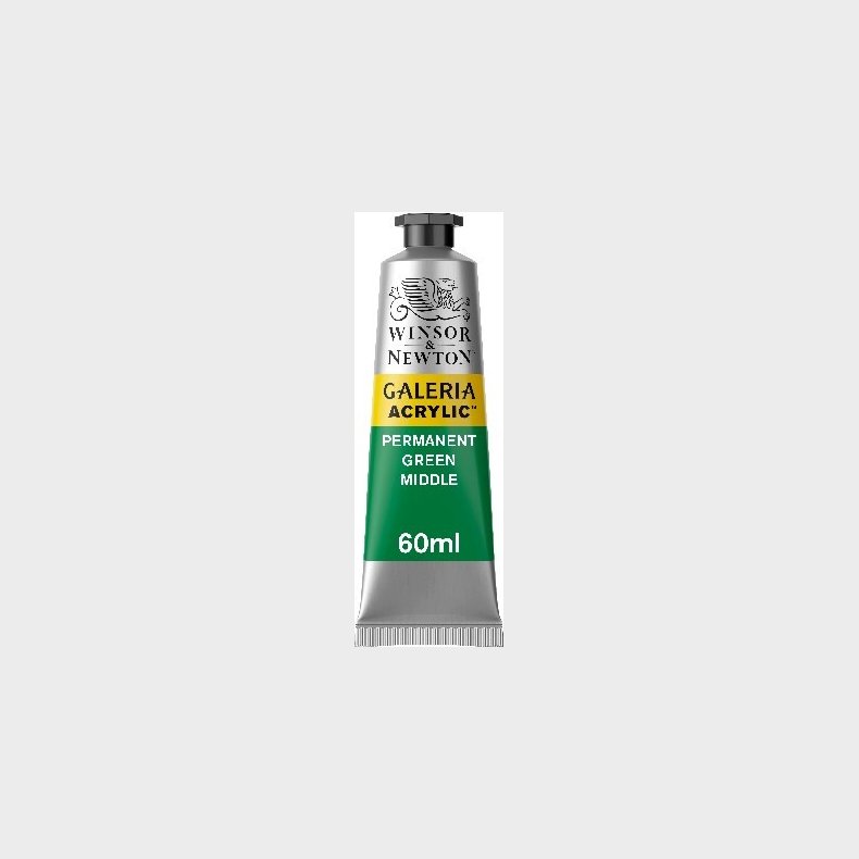 Winsor &amp; Newton - Galeria Akrylmaling - Perm Grn Mellem 60 Ml
