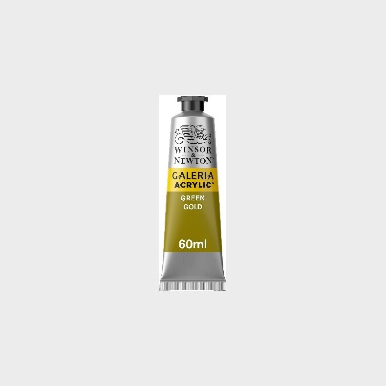 Winsor &amp; Newton - Galeria Akrylmaling - Grn Guld 60 Ml