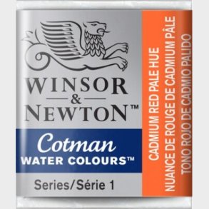 Winsor & Newton - Cotman Watercolour - 1/2 Pan - Cadmium Rd Bleg