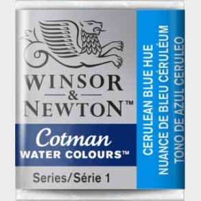 Winsor & Newton - Cotman Watercolour - 1/2 Pan - Cerulean Bl