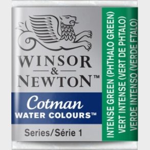 Winsor & Newton - Cotman Watercolour - 1/2 Pan - Intens Grn