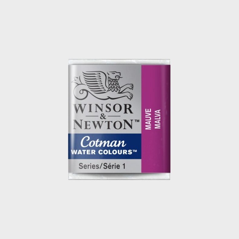 Winsor &amp; Newton - Cotman Watercolour - 1/2 Pan - Mauve Lilla