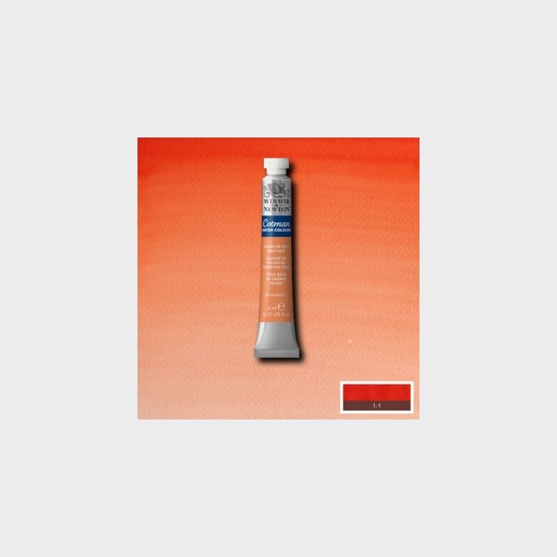 Winsor &amp; Newton - Cotman Watercolour - 8 Ml - Cadmium Rd Bleg
