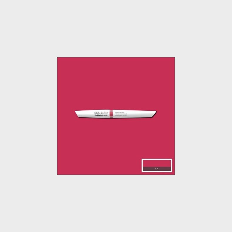 Winsor &amp; Newton - Pigment Marker - Winsor Dyb R�d 725