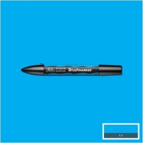 Winsor & Newton - Brush Marker Tusch - Cyan Bl